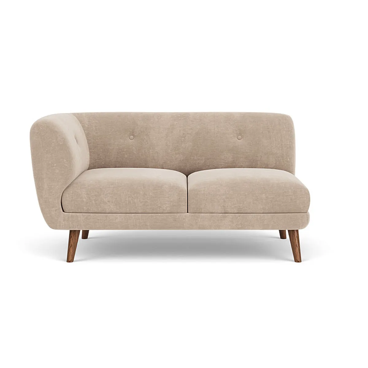 Alfred Fabric Left 2 Seater Modular Sofa
