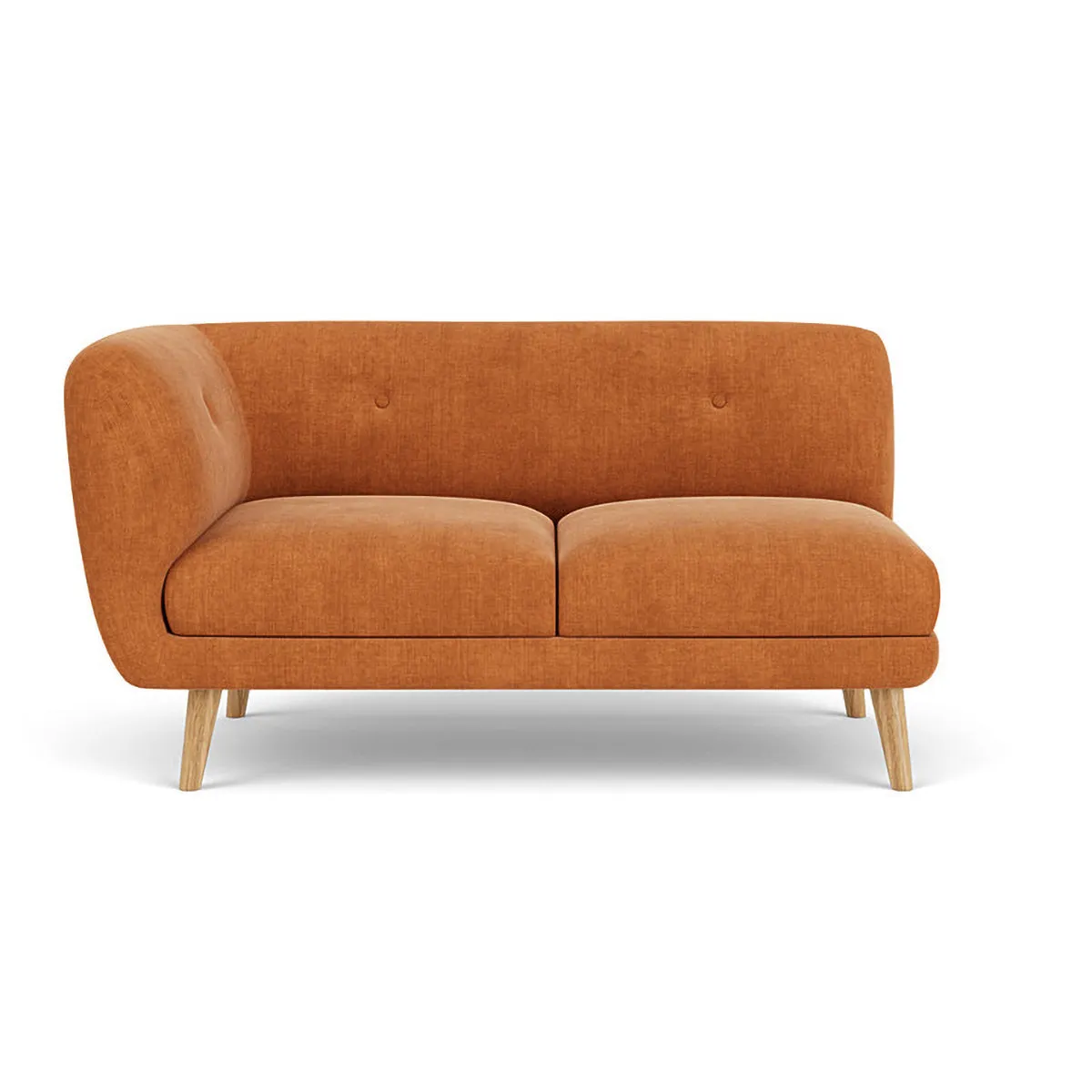 Alfred Fabric Left 2 Seater Modular Sofa