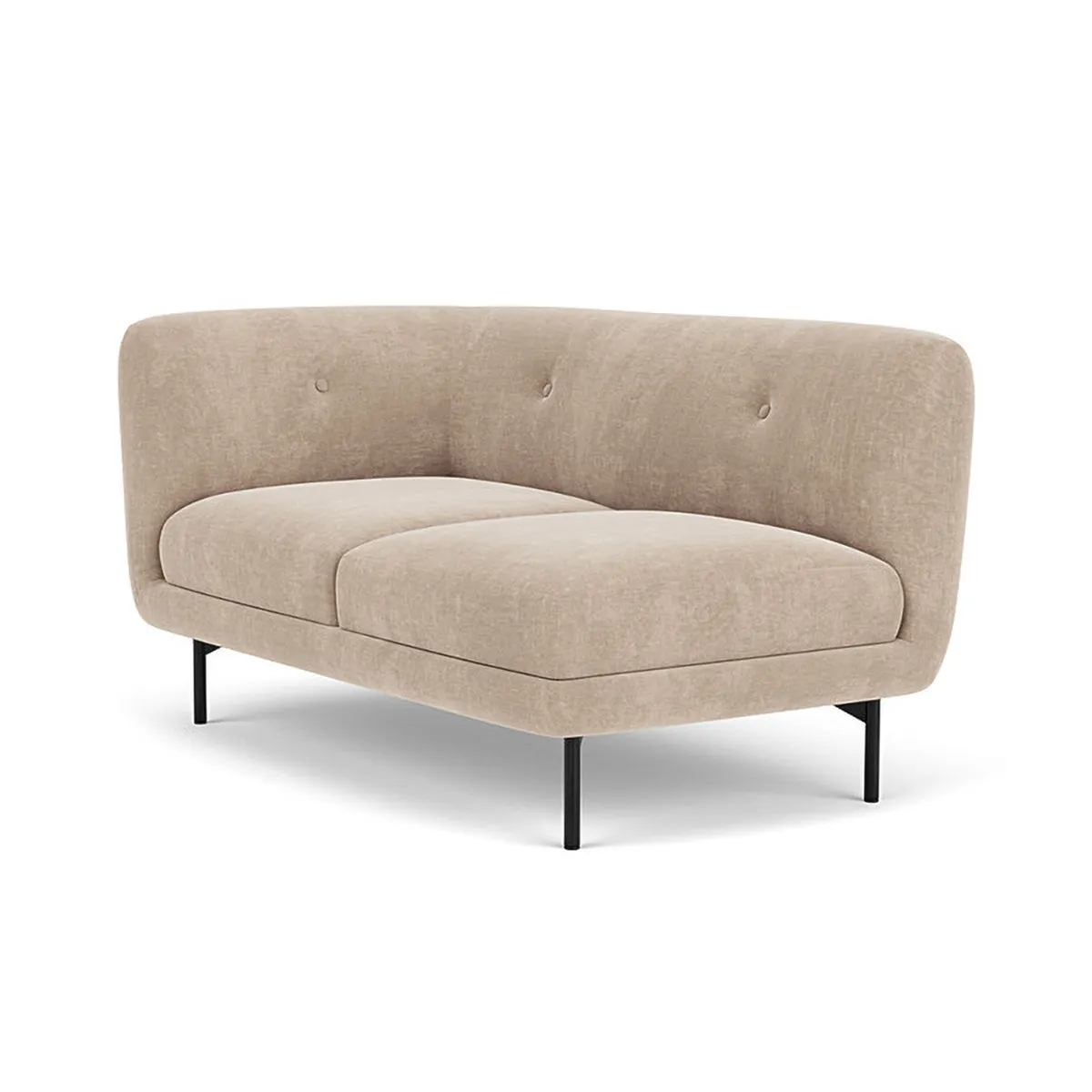 Alfred Fabric Left 2 Seater Modular Sofa