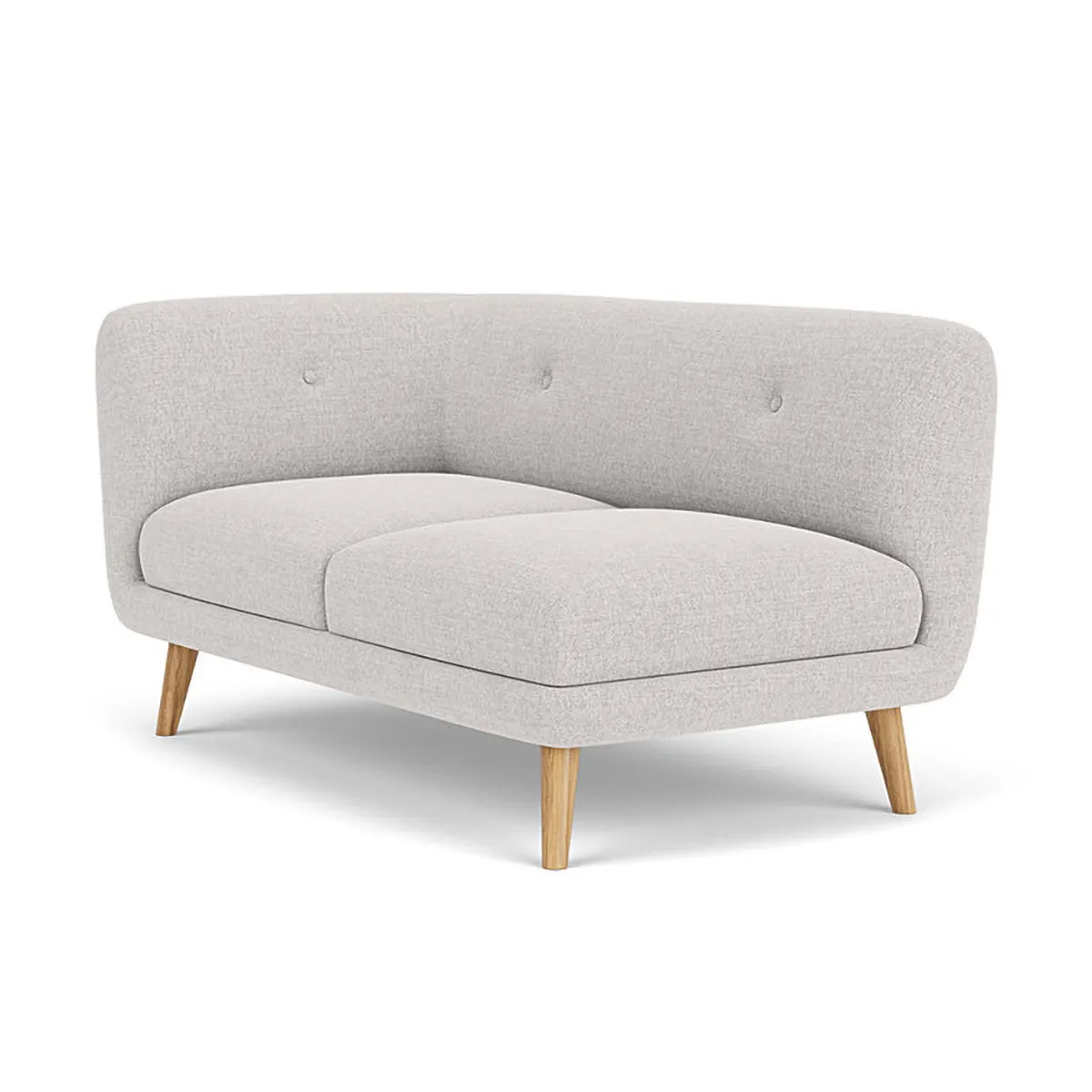 Alfred Fabric Left 2 Seater Modular Sofa