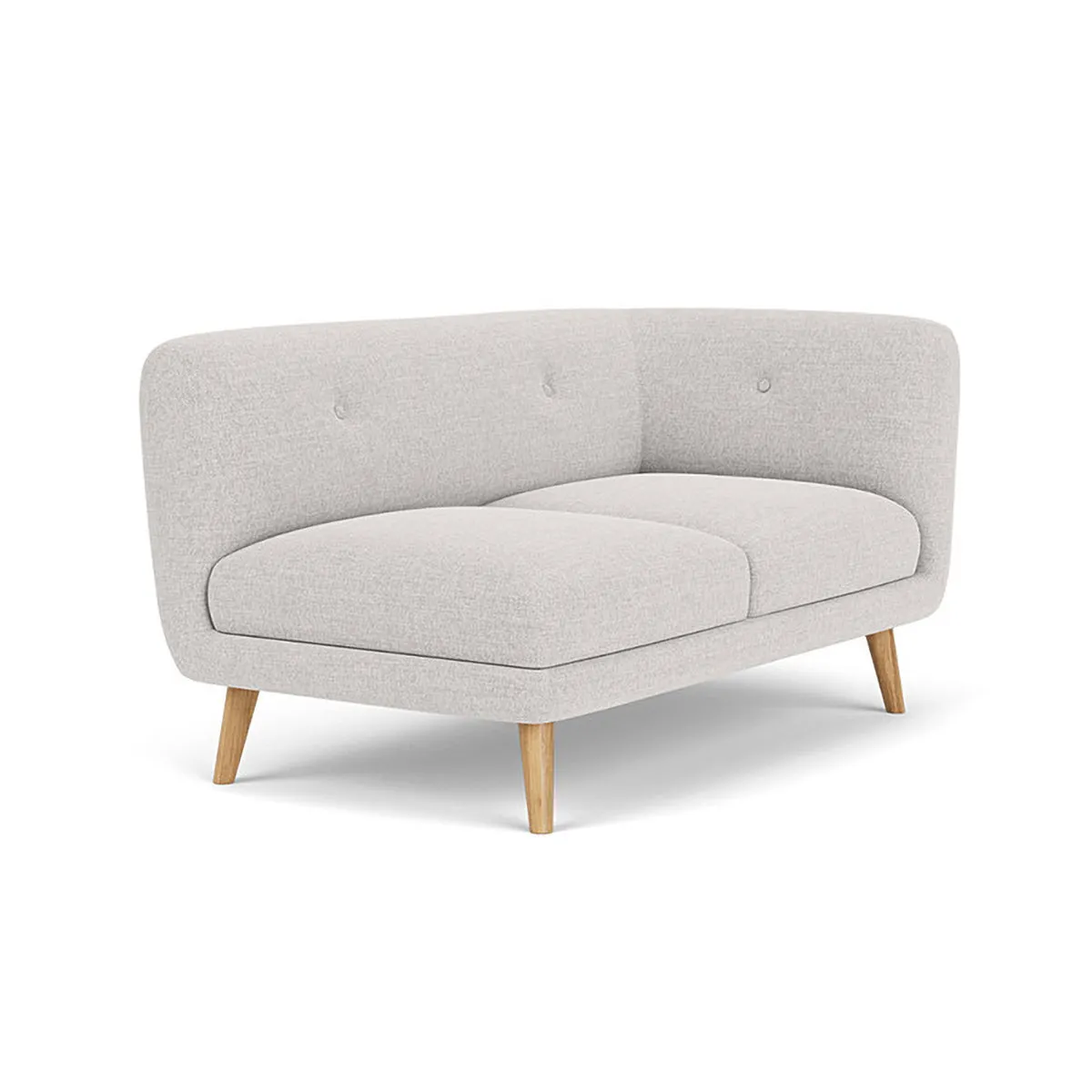 Alfred Fabric Right 2 Seater Modular Sofa