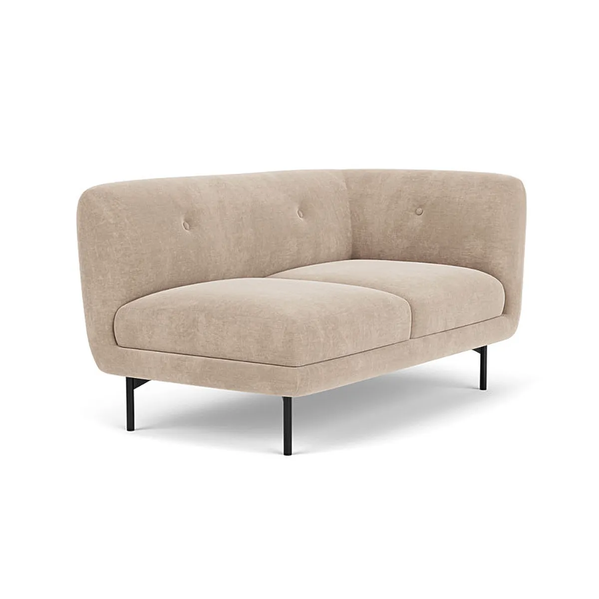 Alfred Fabric Right 2 Seater Modular Sofa