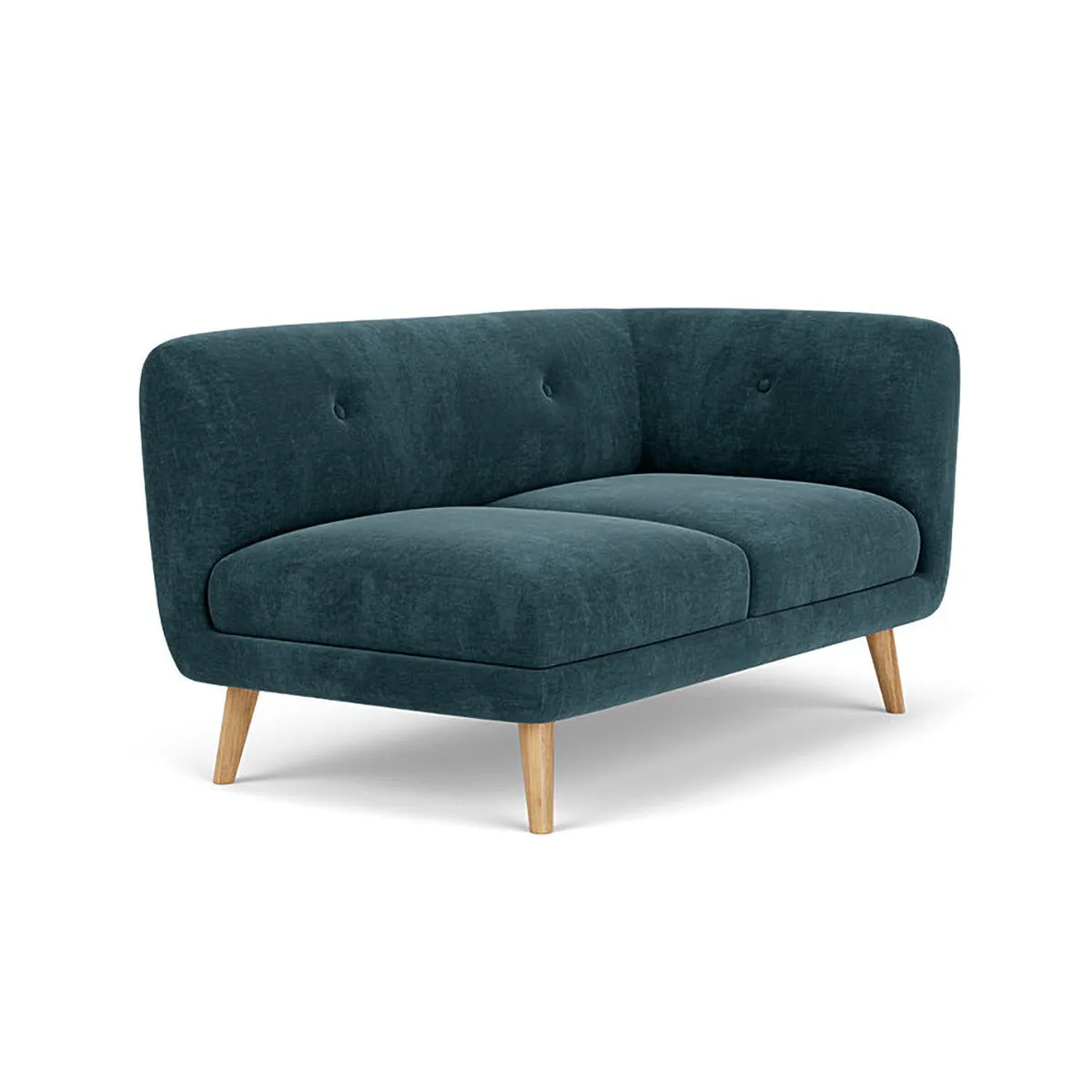 Alfred Fabric Right 2 Seater Modular Sofa