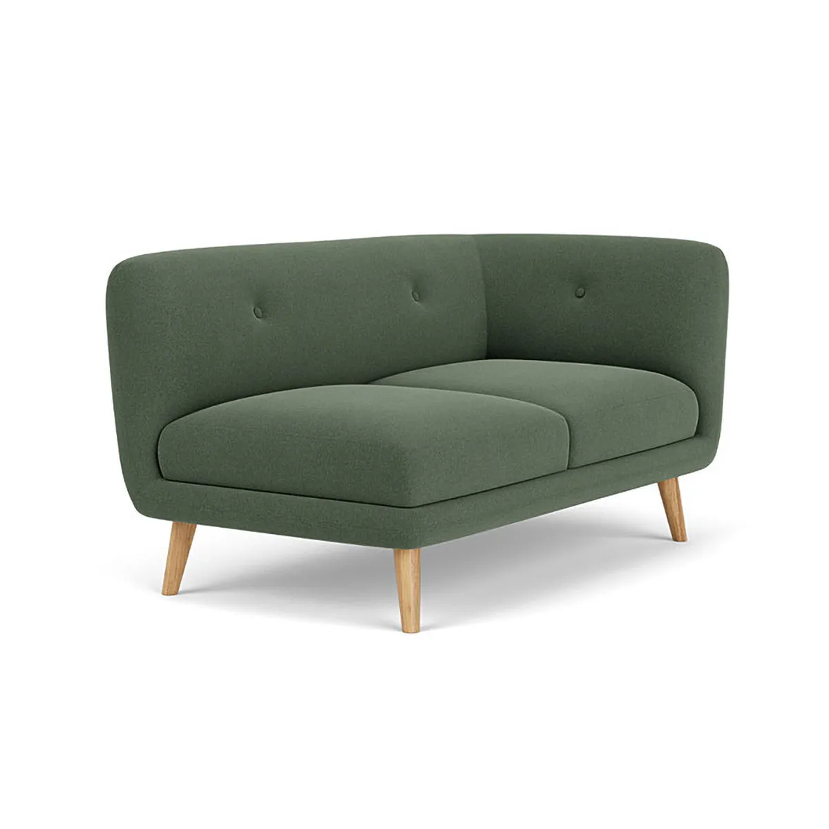 Alfred Fabric Right 2 Seater Modular Sofa