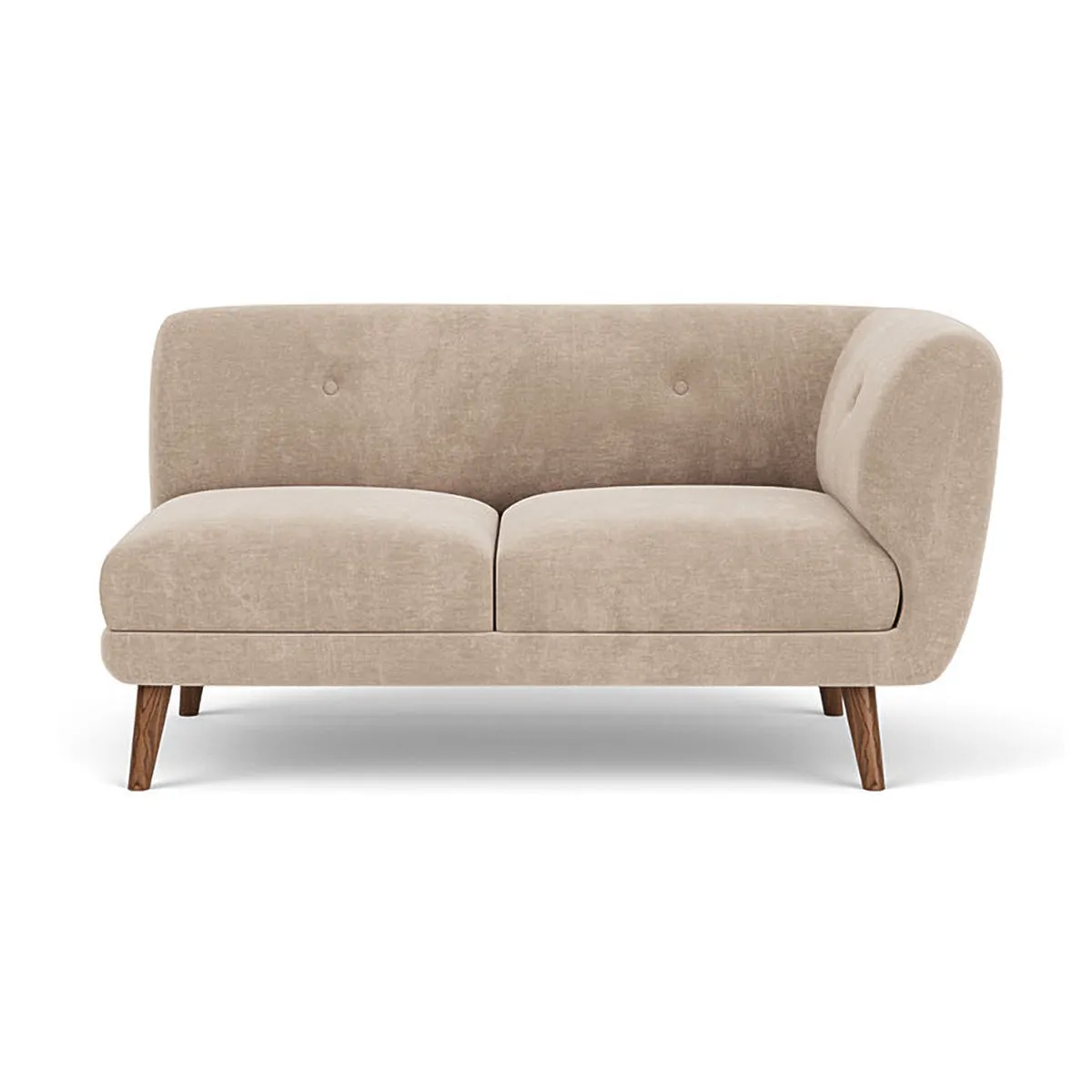 Alfred Fabric Right 2 Seater Modular Sofa