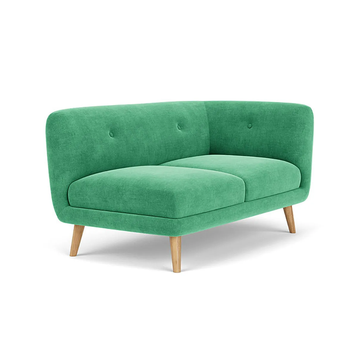 Alfred Fabric Right 2 Seater Modular Sofa