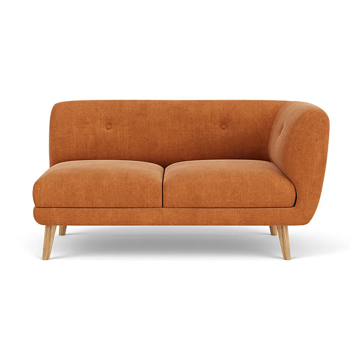 Alfred Fabric Right 2 Seater Modular Sofa