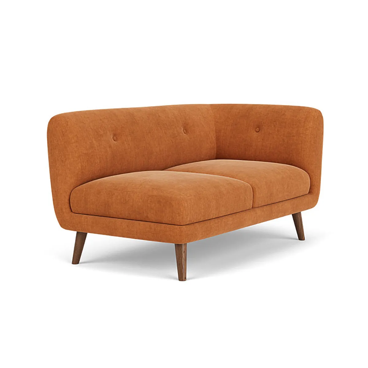 Alfred Fabric Right 2 Seater Modular Sofa
