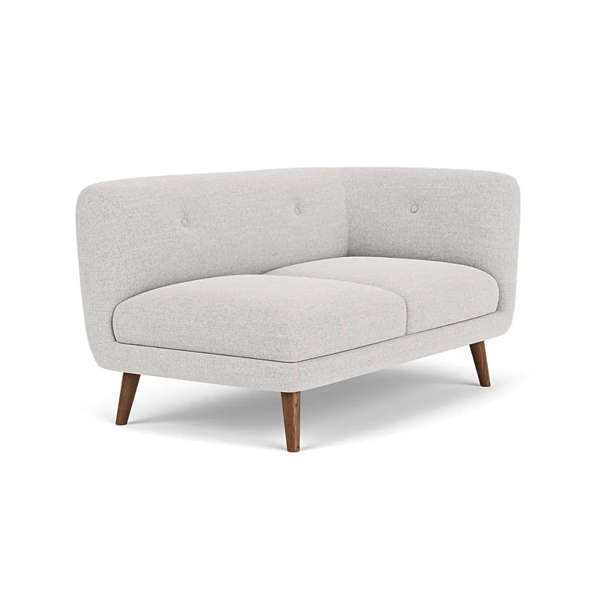 Alfred Fabric Right 2 Seater Modular Sofa