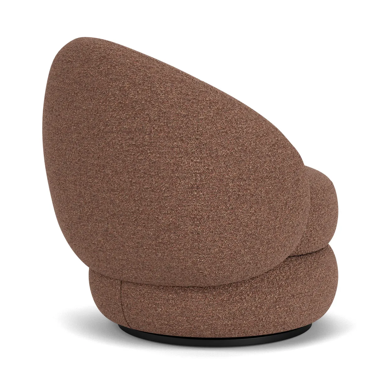 Alma Boucle Swivel Armchair