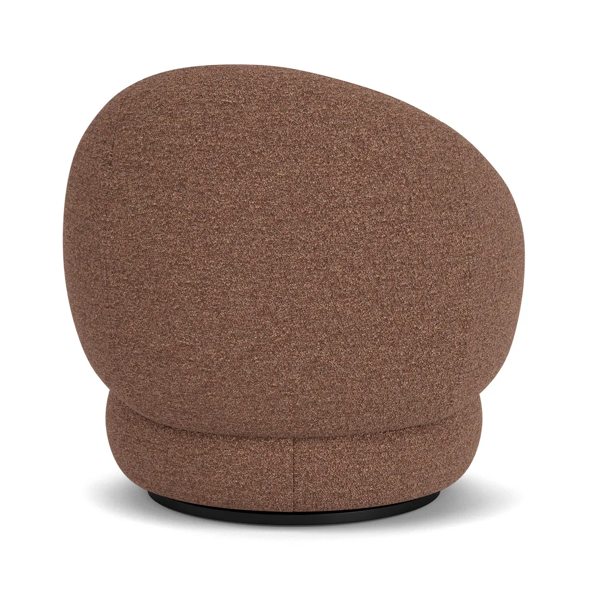 Alma Boucle Swivel Armchair