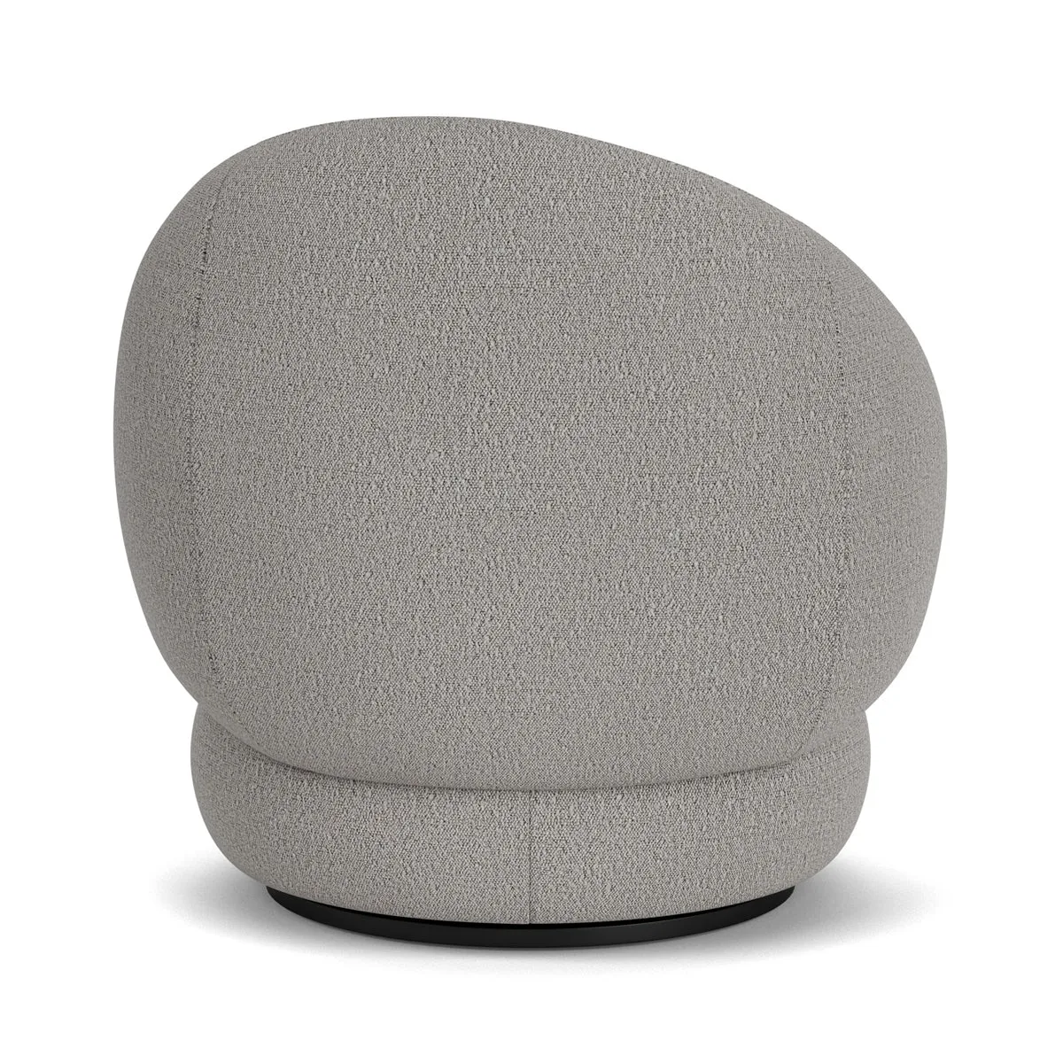 Alma Boucle Swivel Armchair