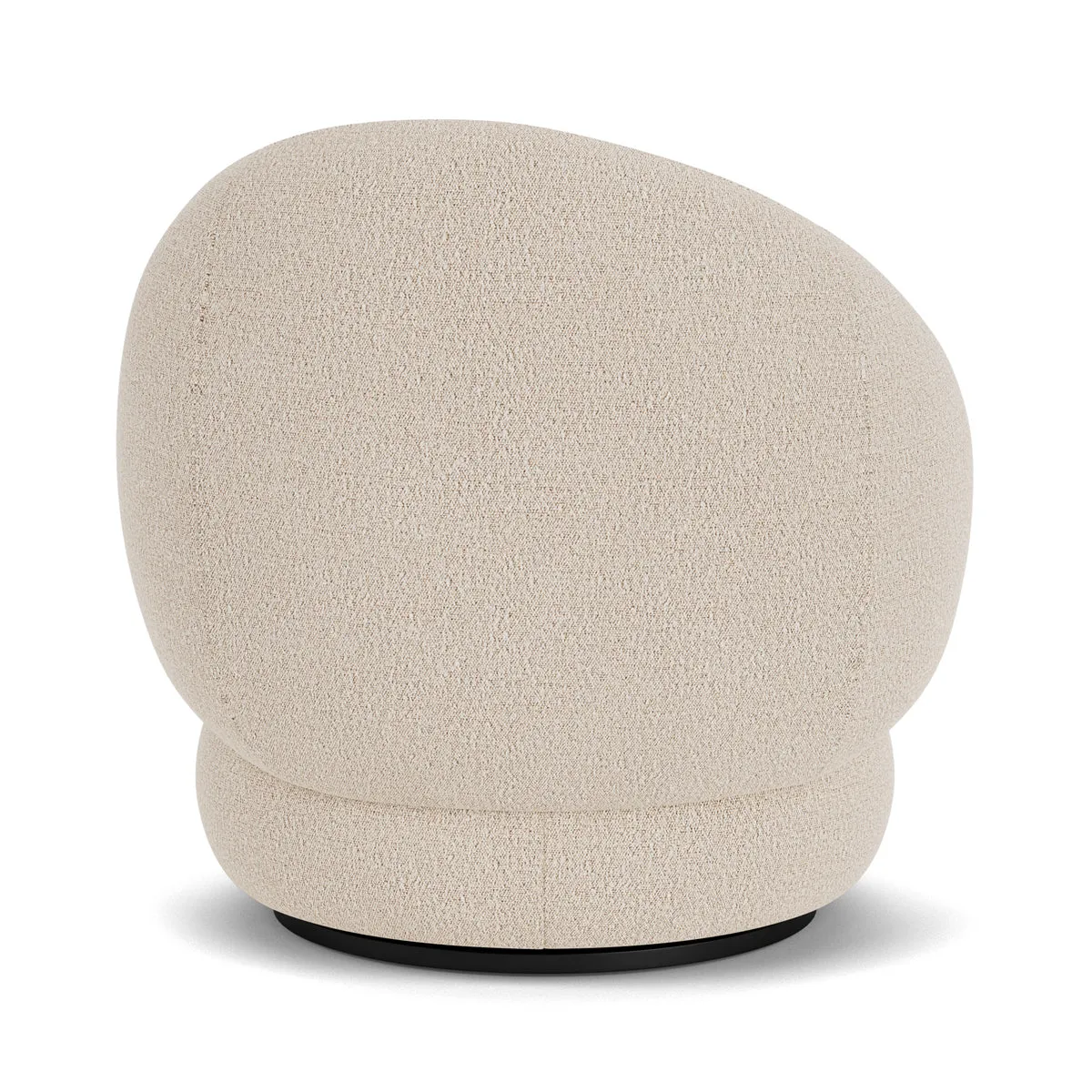 Alma Boucle Swivel Armchair