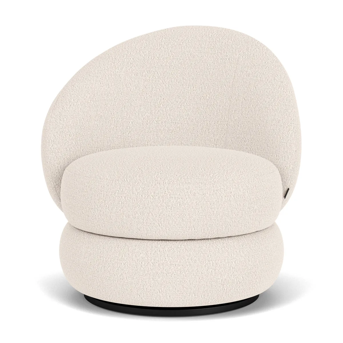 Alma Boucle Swivel Armchair