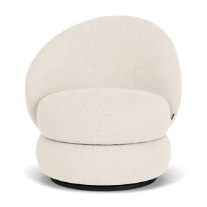 Alma Boucle Swivel Armchair