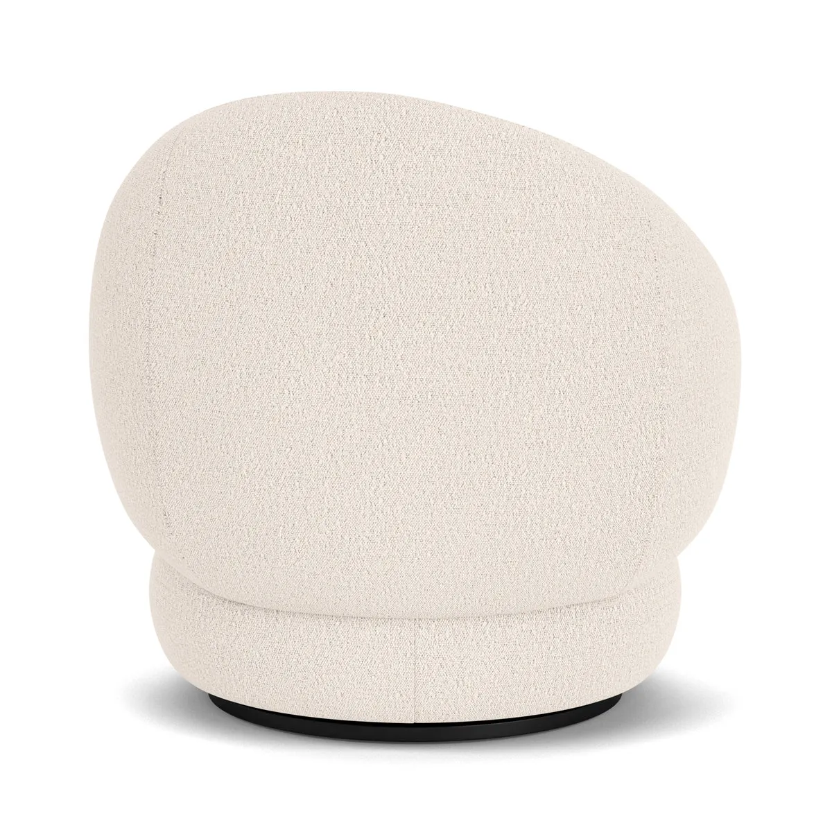 Alma Boucle Swivel Armchair