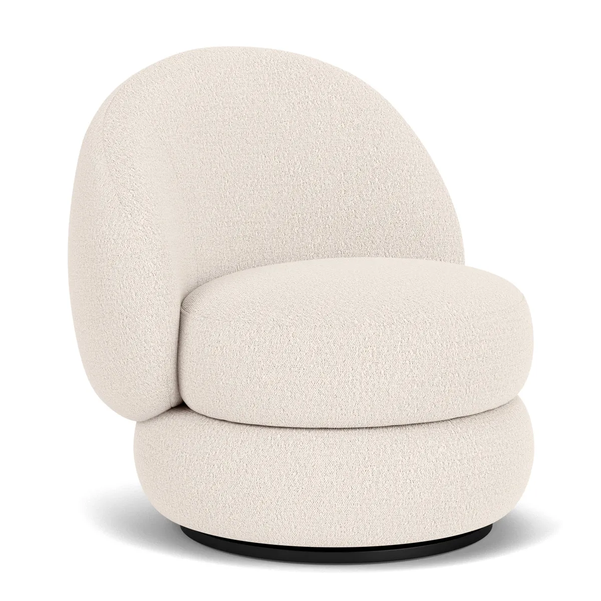 Alma Boucle Swivel Armchair