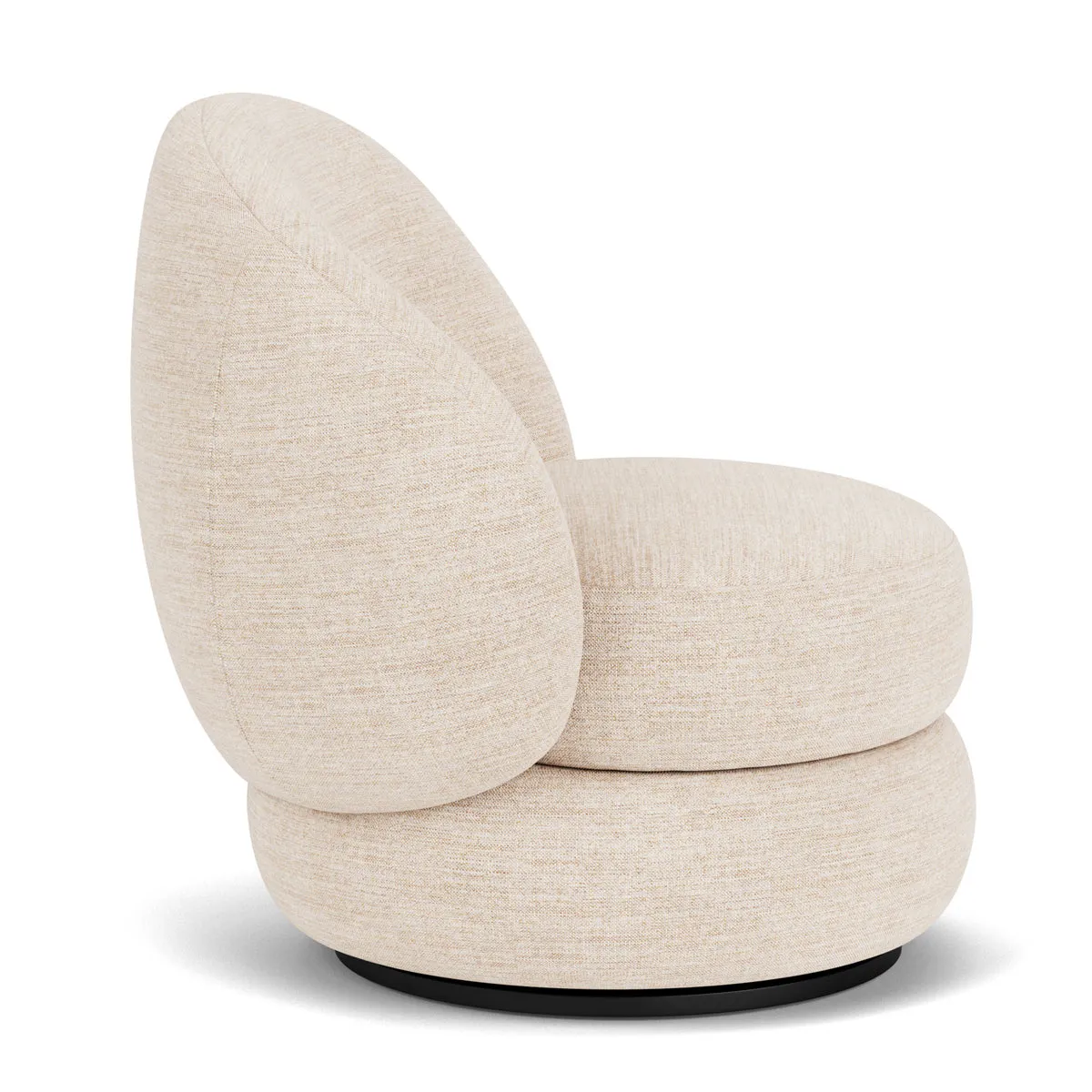 Alma Fabric Swivel Armchair