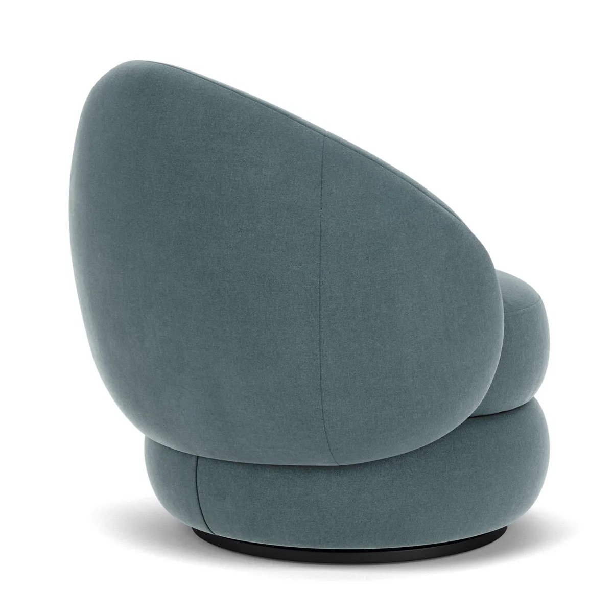Alma Fabric Swivel Armchair
