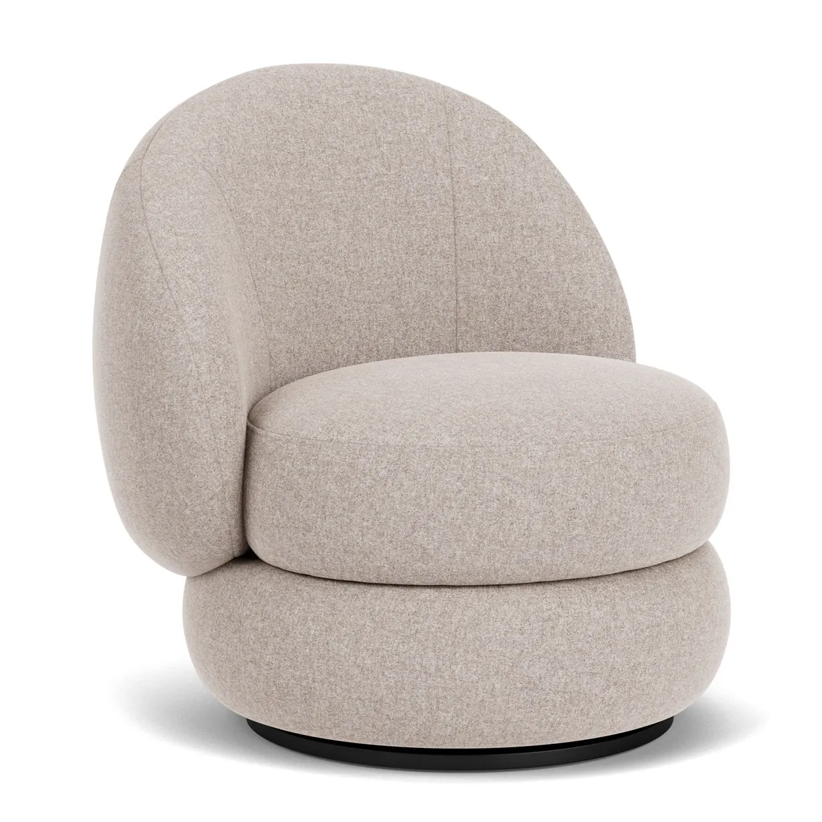 Alma Fabric Swivel Armchair