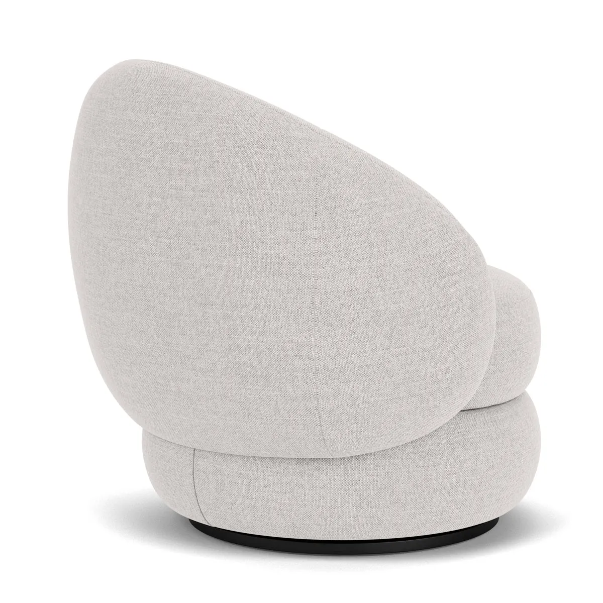 Alma Fabric Swivel Armchair