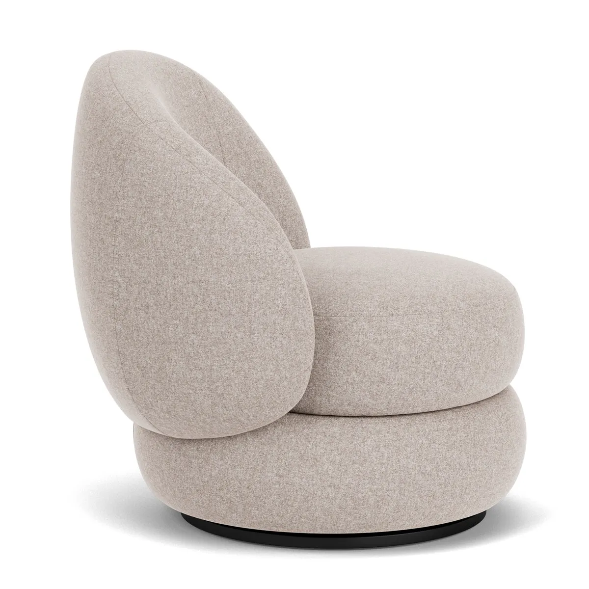 Alma Fabric Swivel Armchair
