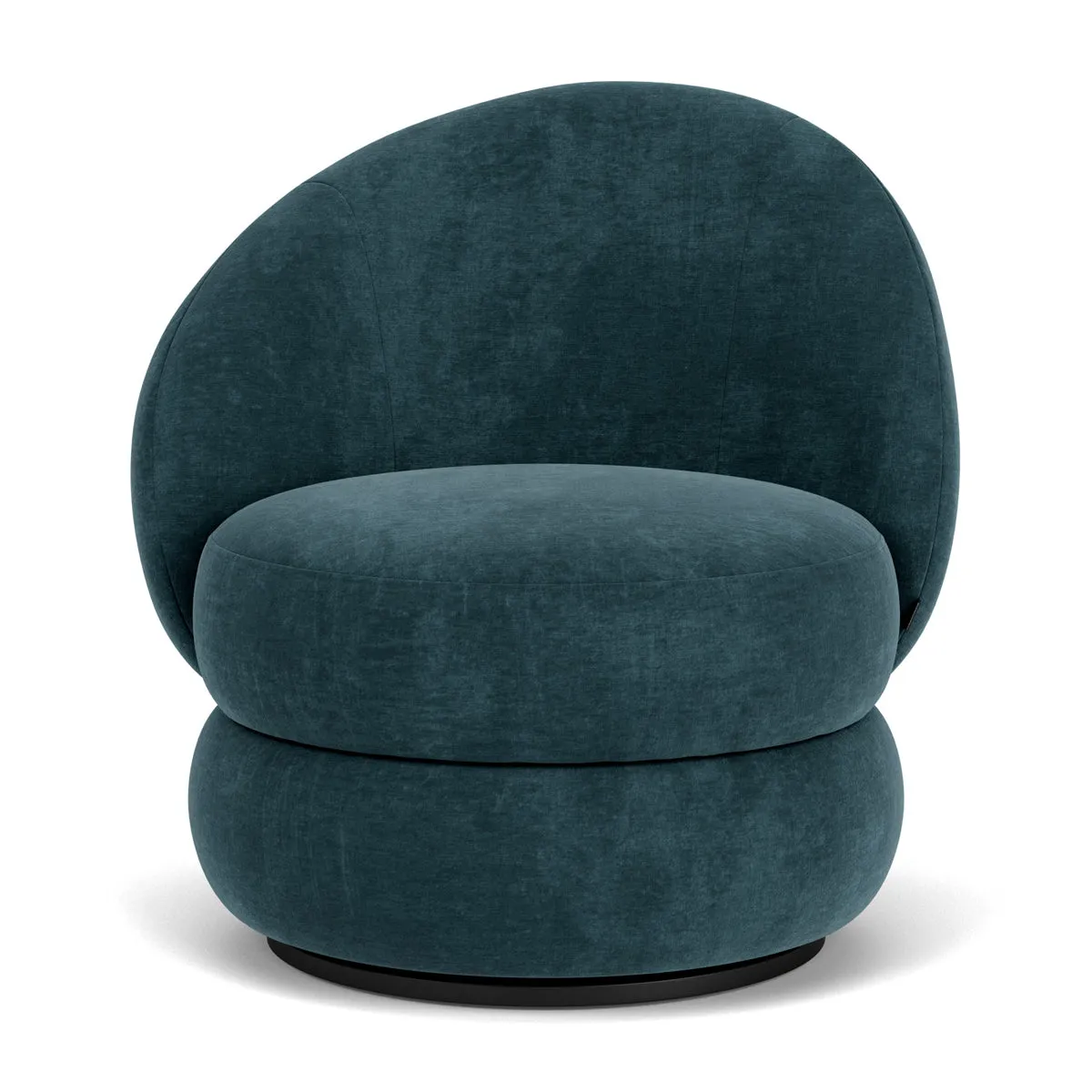 Alma Fabric Swivel Armchair