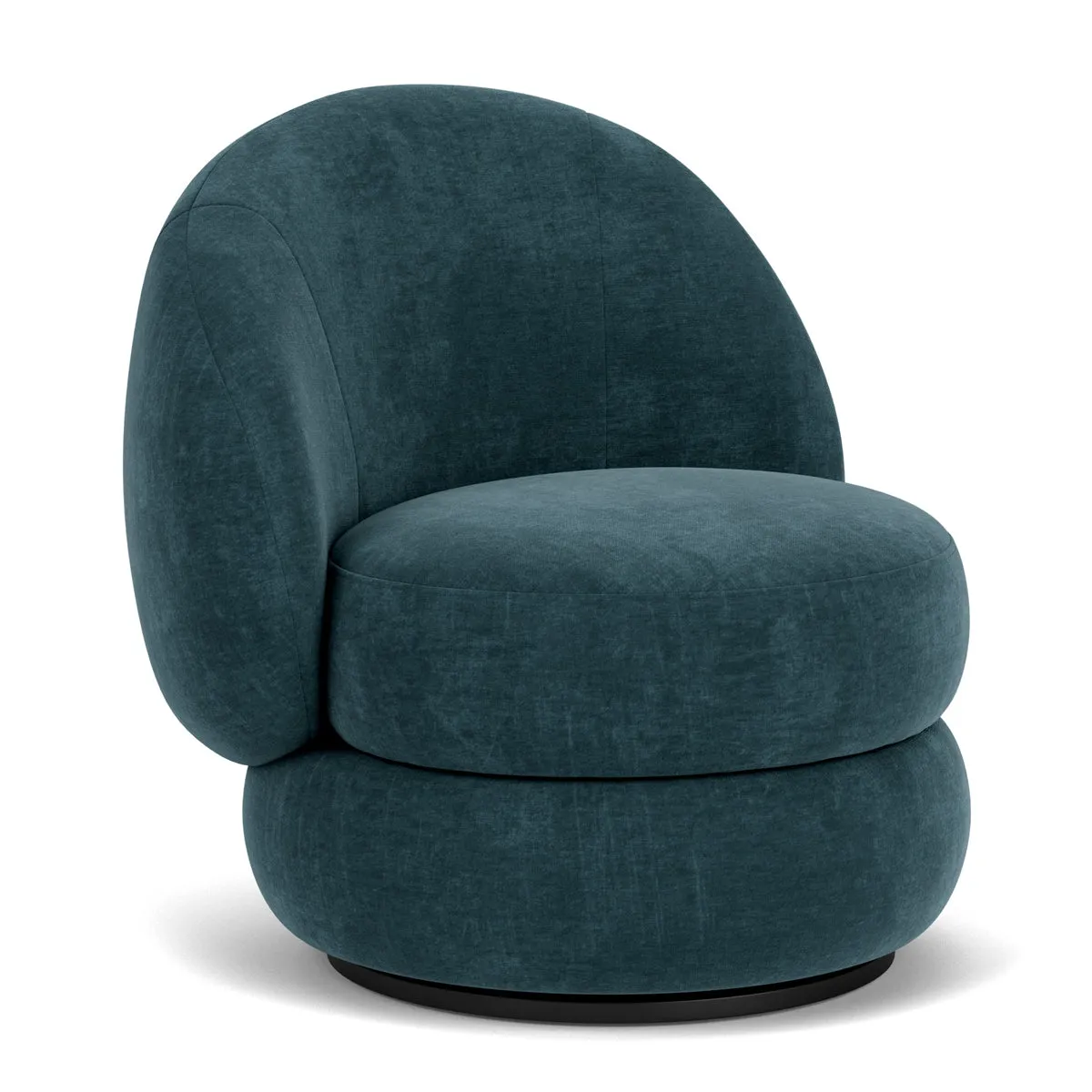 Alma Fabric Swivel Armchair