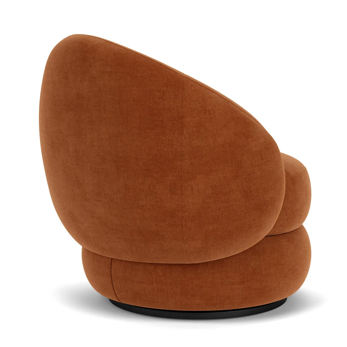 Alma Fabric Swivel Armchair