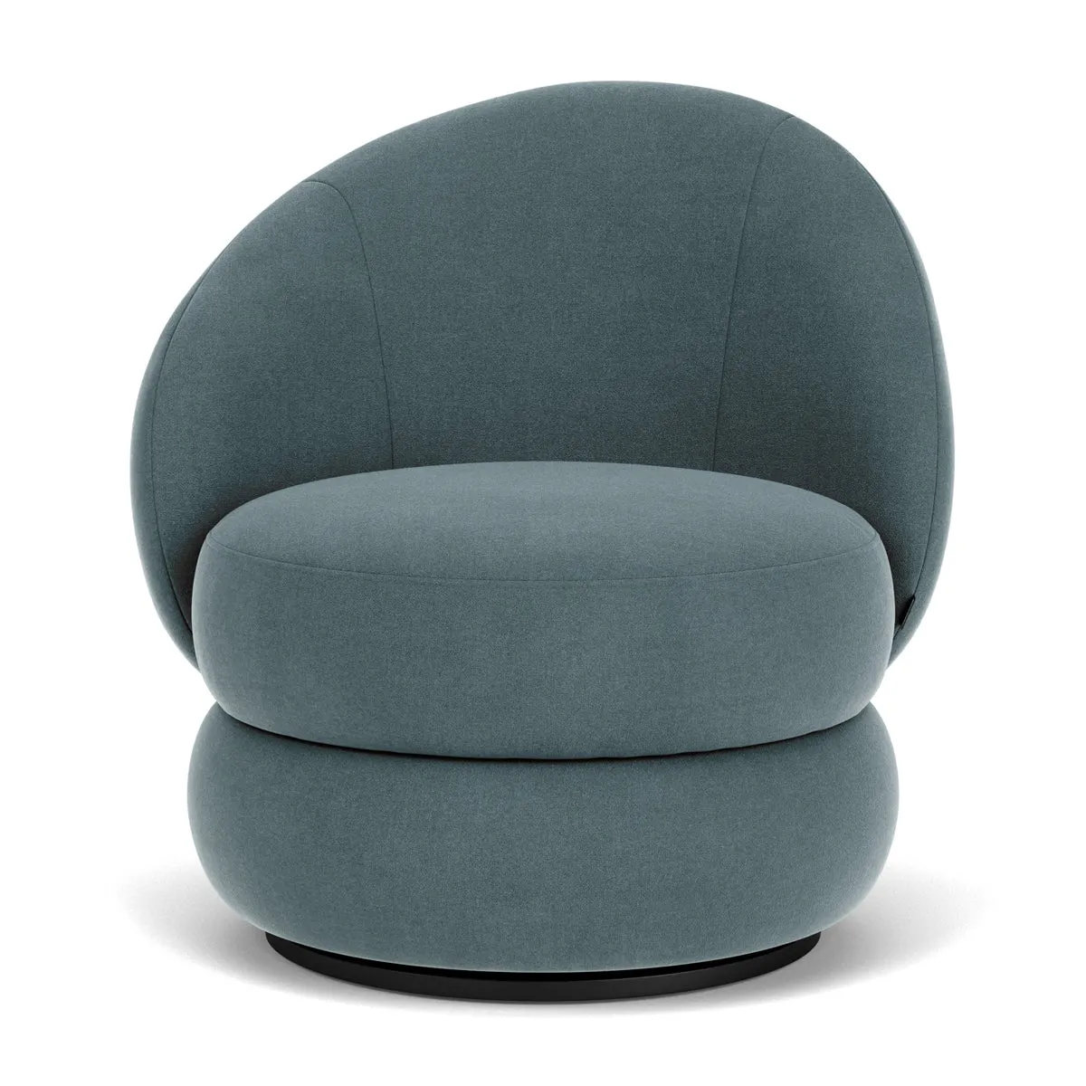 Alma Fabric Swivel Armchair