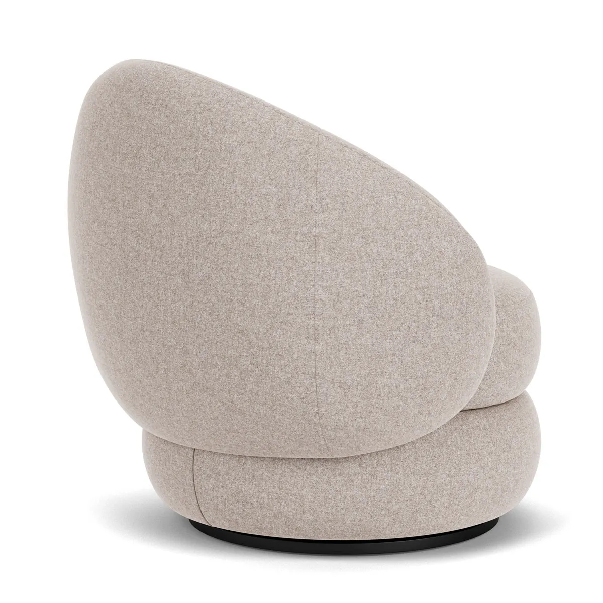 Alma Fabric Swivel Armchair
