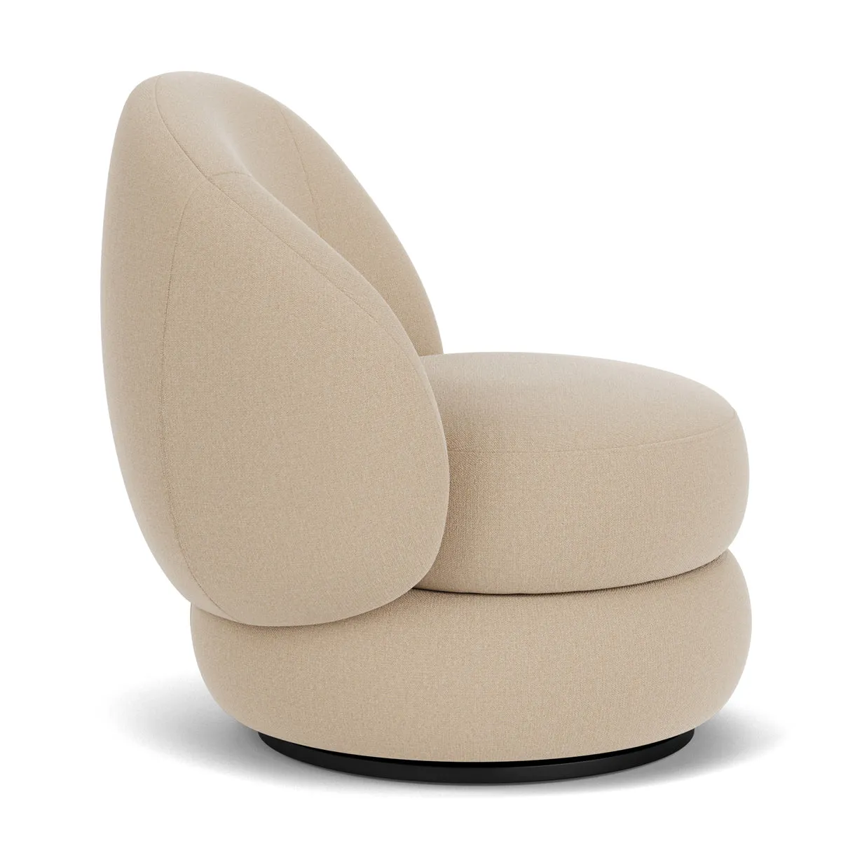 Alma Fabric Swivel Armchair