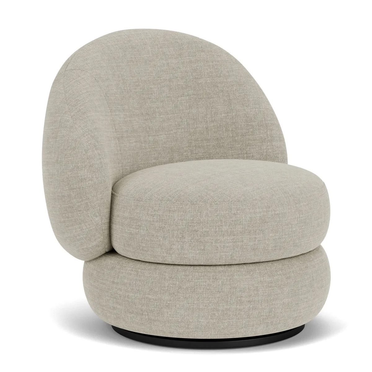 Alma Fabric Swivel Armchair