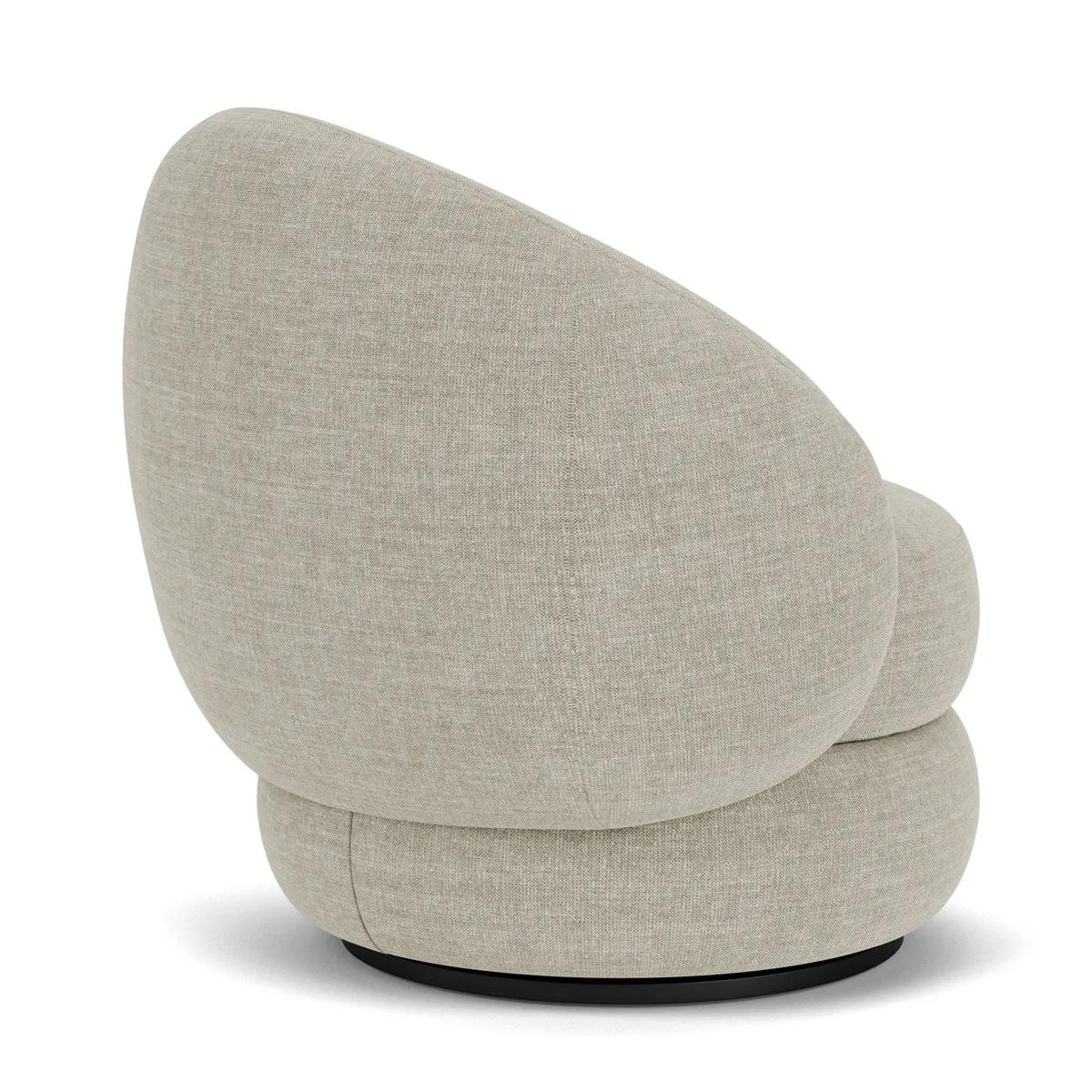 Alma Fabric Swivel Armchair