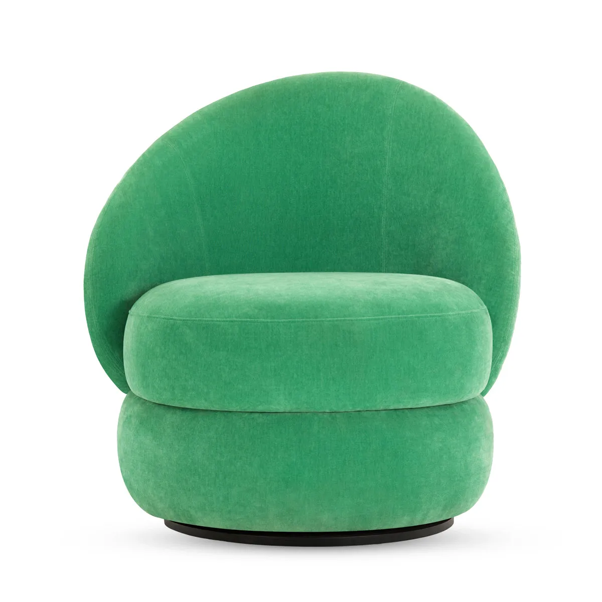 Alma Fabric Swivel Armchair