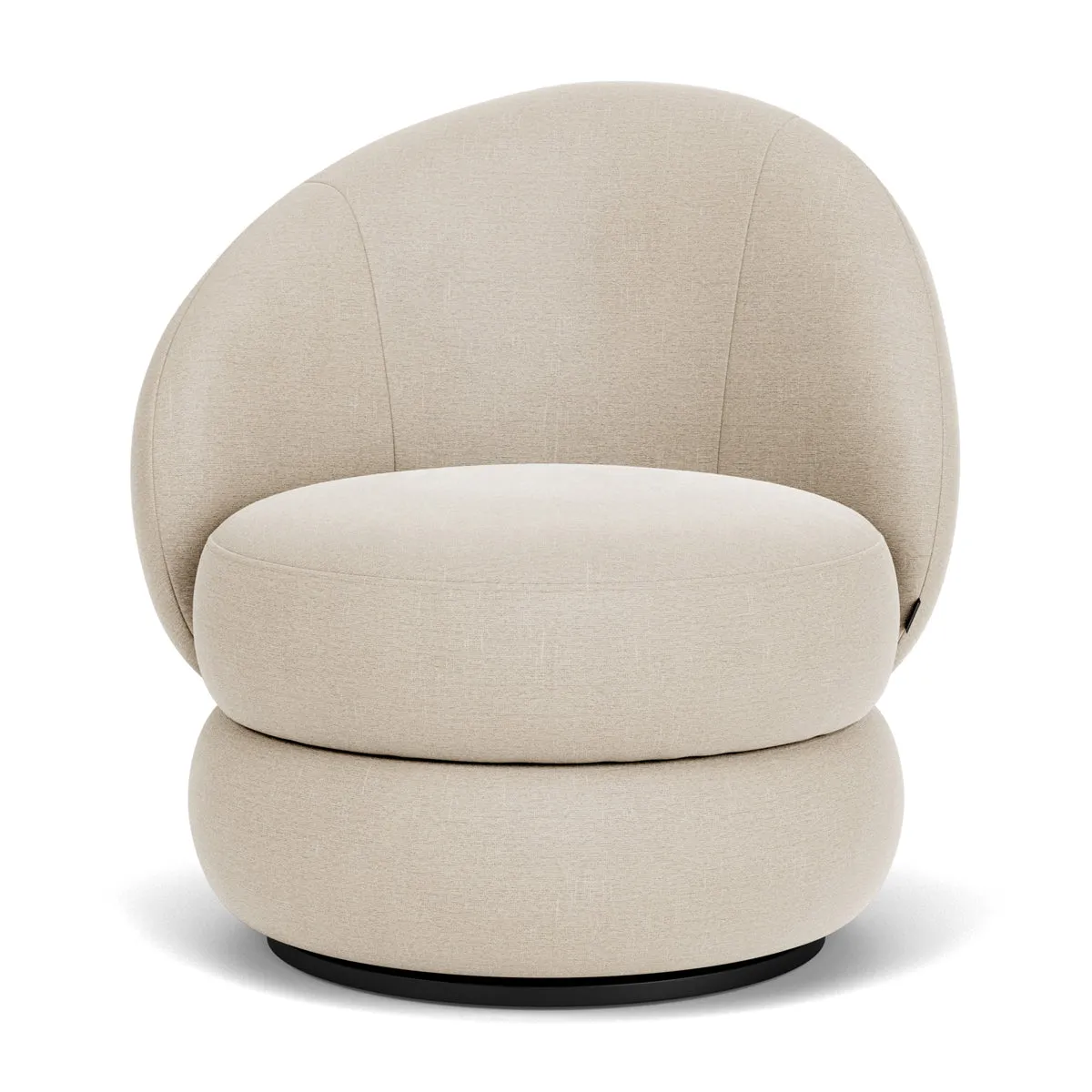Alma Fabric Swivel Armchair