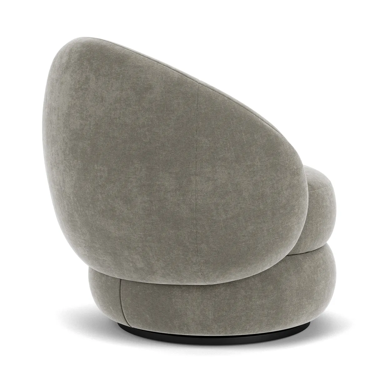 Alma Fabric Swivel Armchair