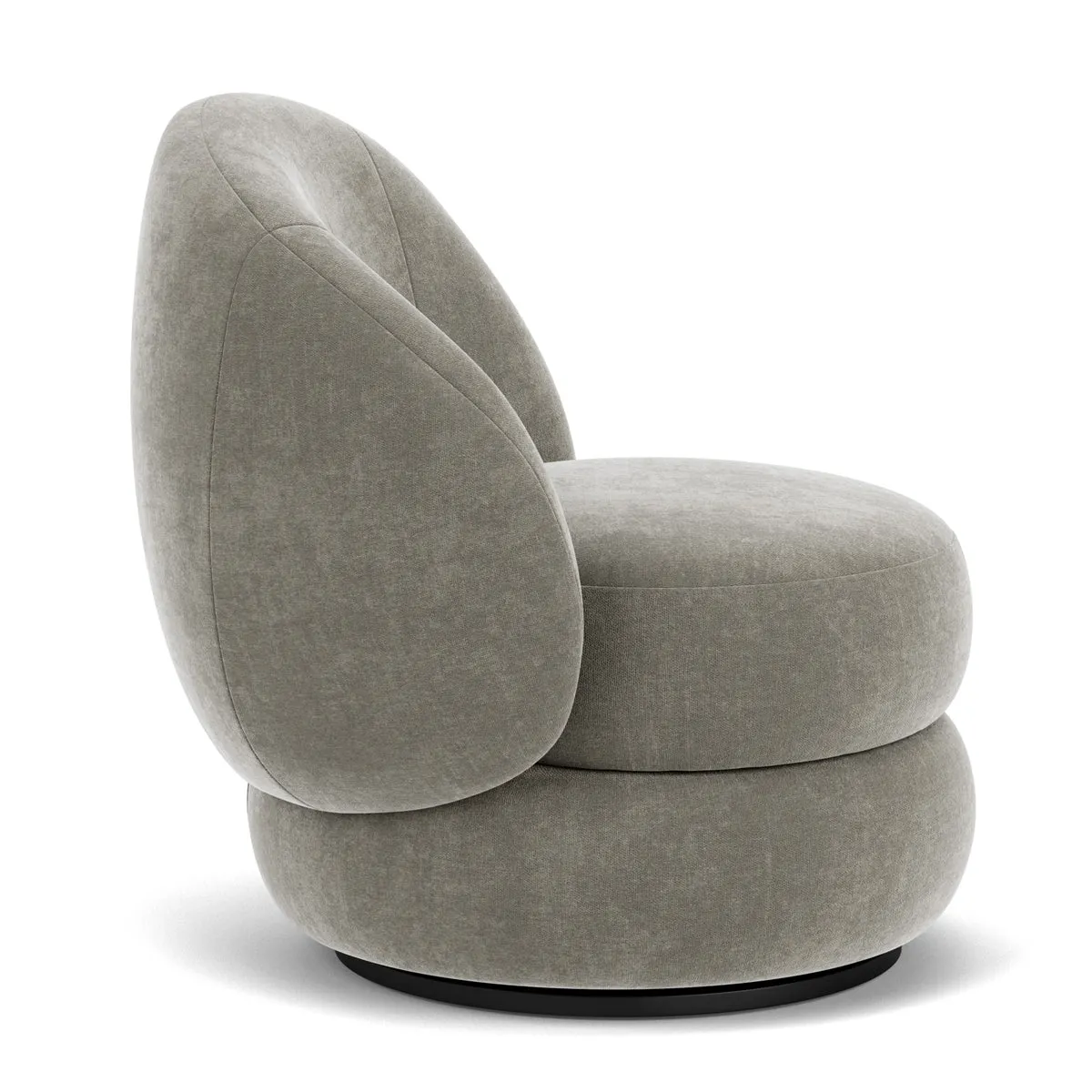 Alma Fabric Swivel Armchair