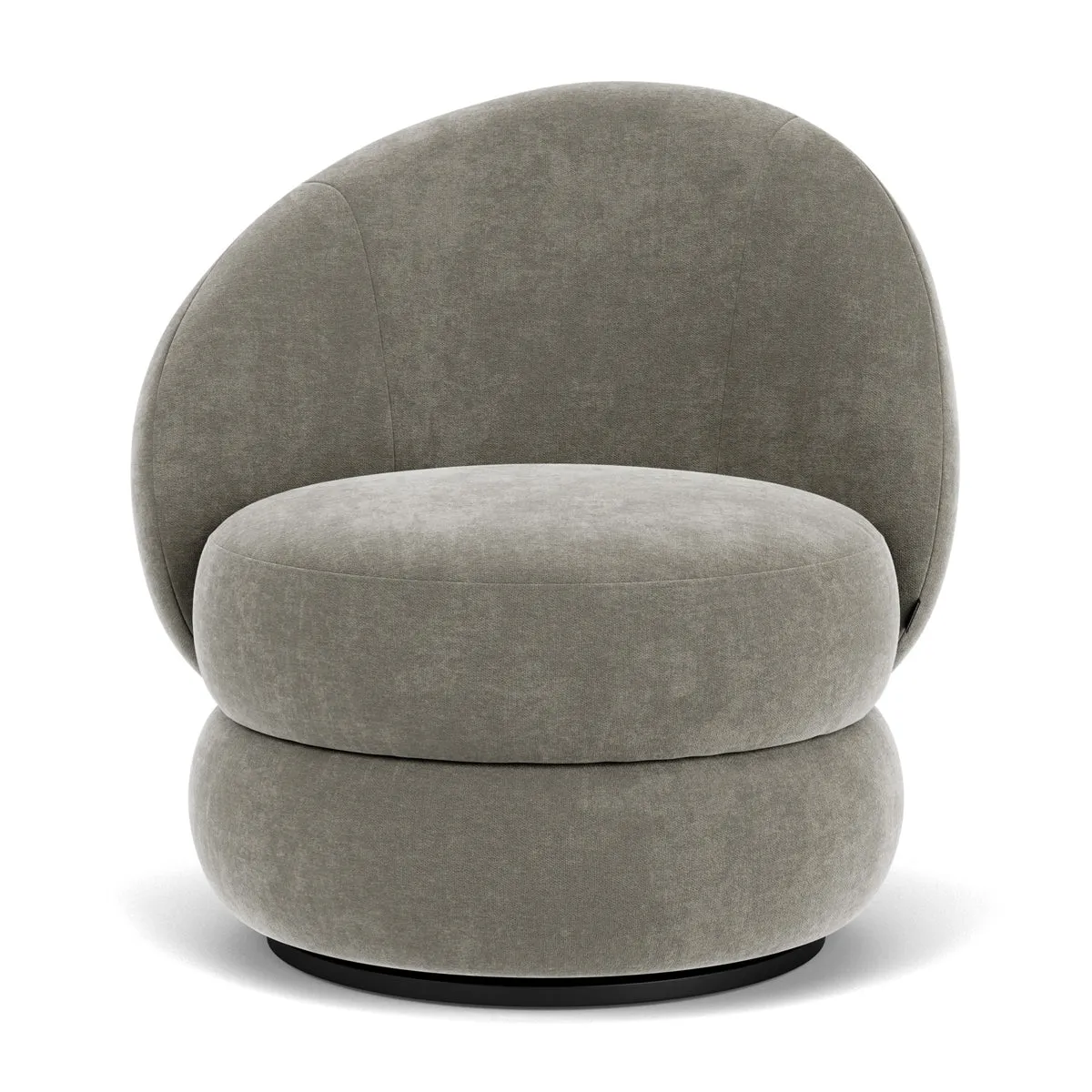 Alma Fabric Swivel Armchair