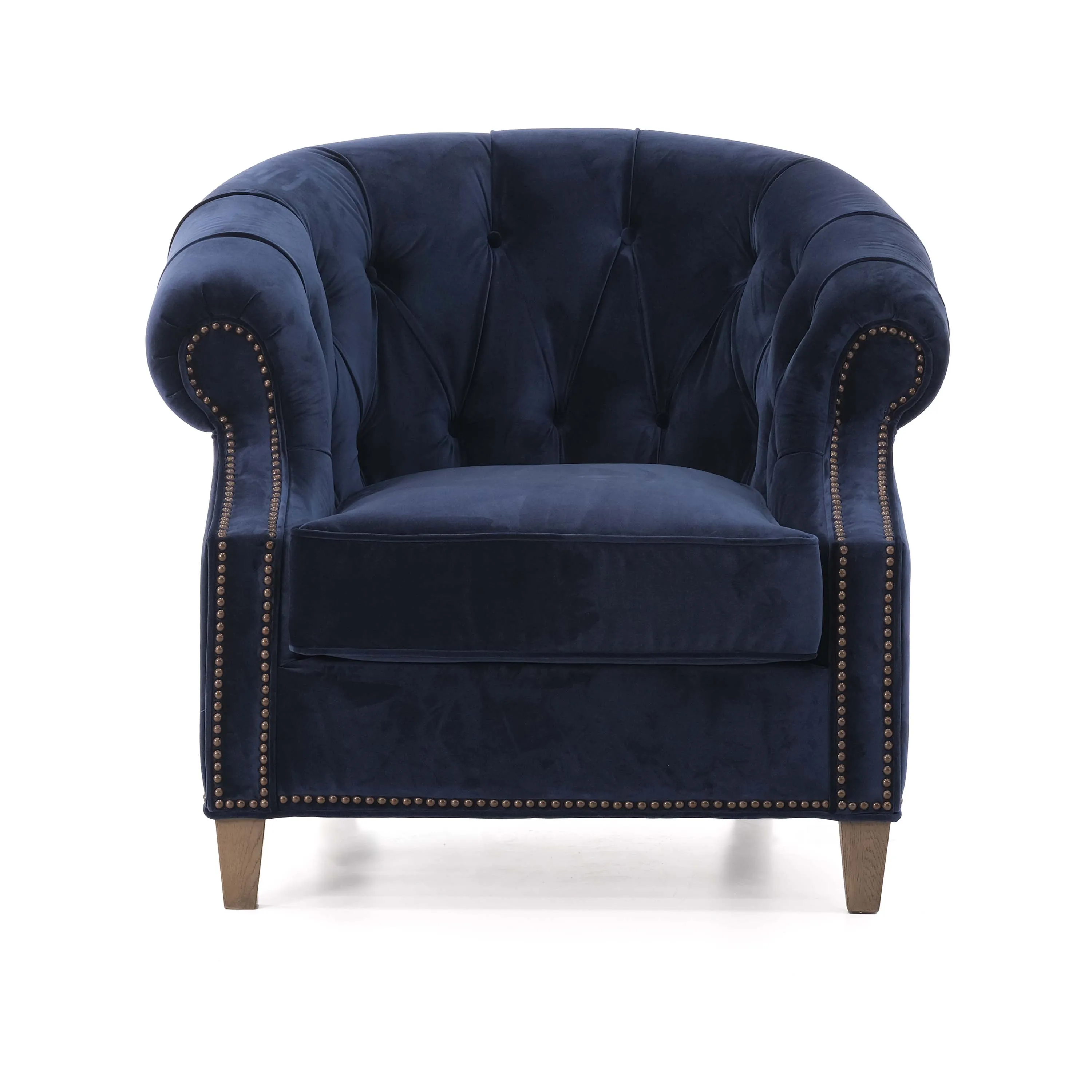 Amelia Velvet Accent Chair (96Cm)