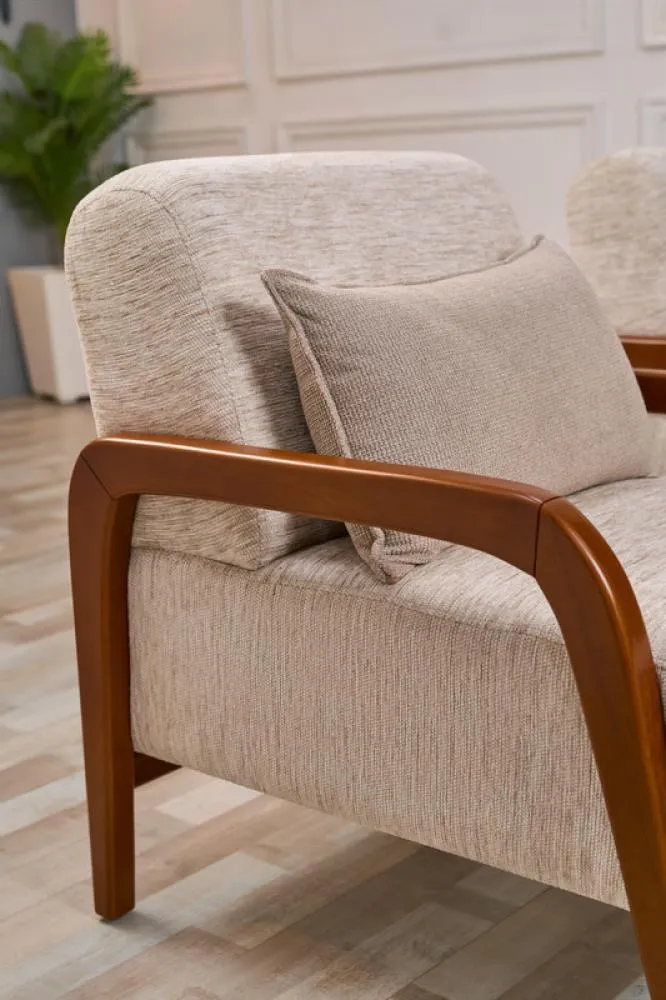 Armchair from Maiden Home, beige - 75x75x75 cm M110453253