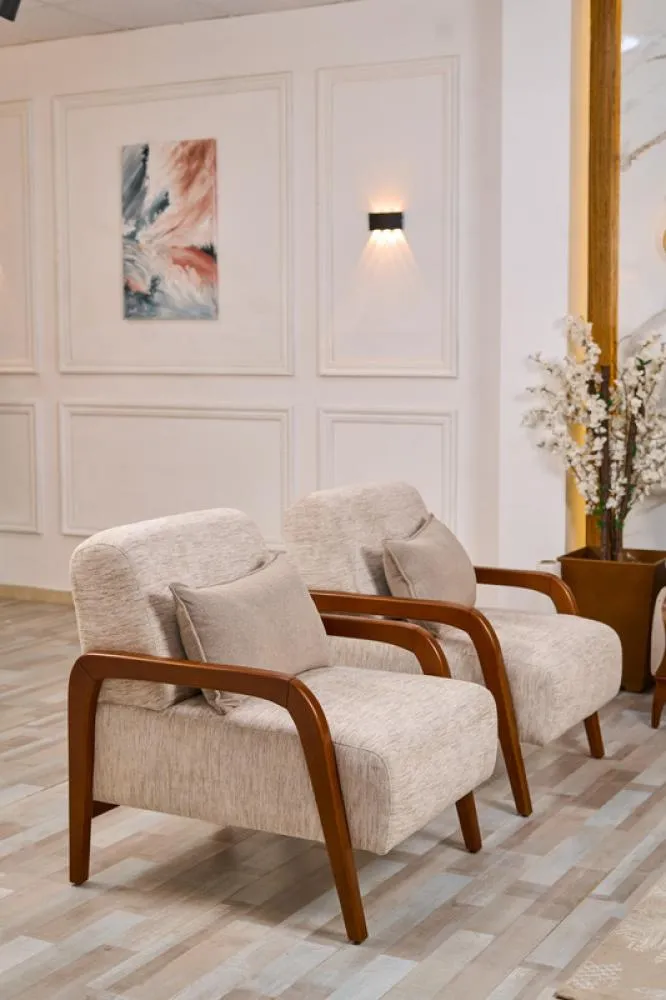 Armchair from Maiden Home, beige - 75x75x75 cm M110453253