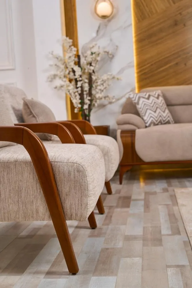 Armchair from Maiden Home, beige - 75x75x75 cm M110453253