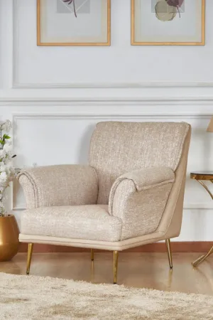 Armchair from Maiden Home, beige - 75x75x75 cm M110453317