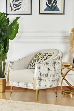Armchair from Maiden Home, beige - 75x75x75 cm M110453320