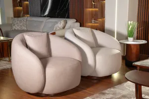 Armchair from Maiden Home, beige - 75x75x75 cm M110453375