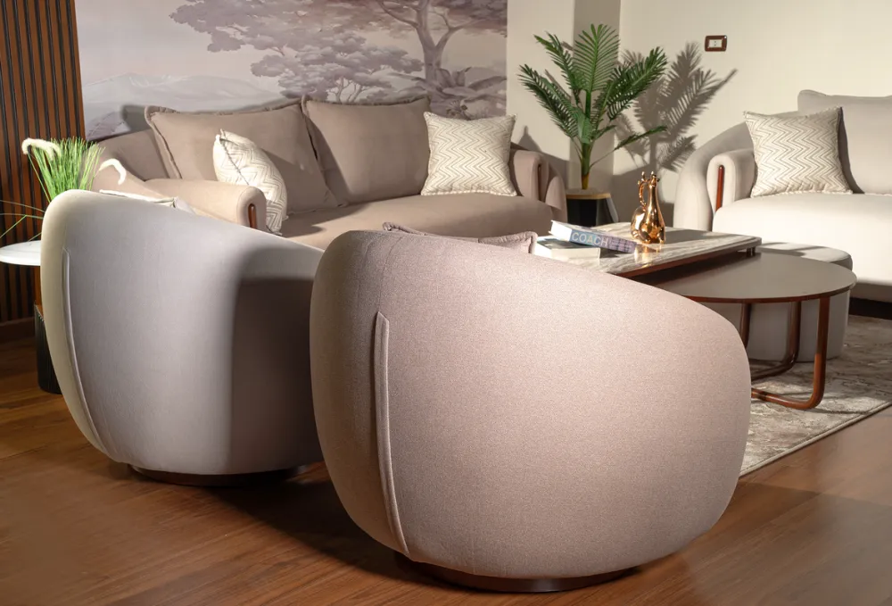 Armchair from Maiden Home, beige - 75x75x75 cm M110453375