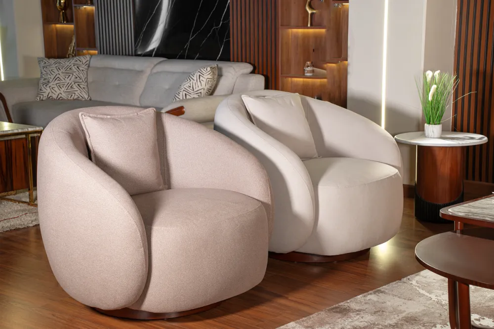 Armchair from Maiden Home, beige - 75x75x75 cm M110453375