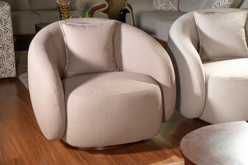 Armchair from Maiden Home, beige - 75x75x75 cm M110453375