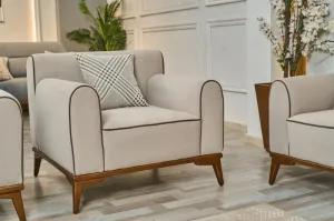 Armchair from Maiden Home, off-white - 75x75x75 cm M110453277